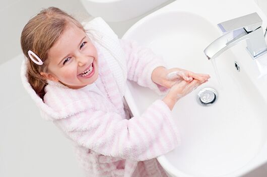 Om jezelf te beschermen tegen infectie met wormen, moet je je handen wassen